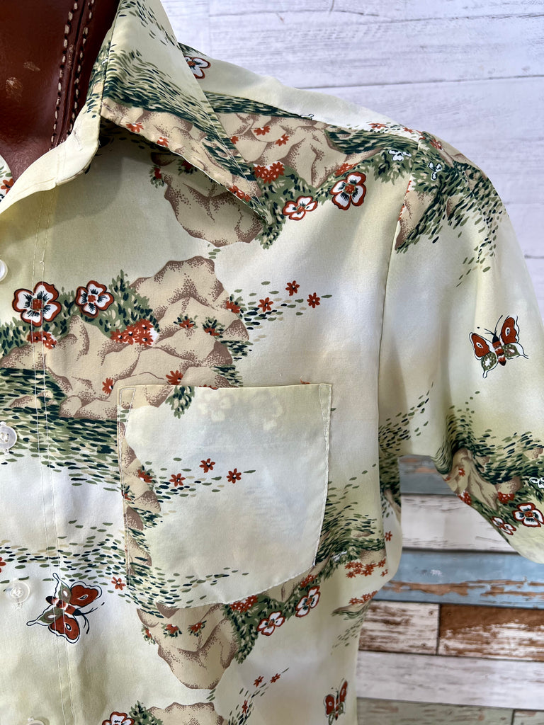 70’s Contown Fit Hawaiian Short Sleeve Shirt - Hamlets Vintage