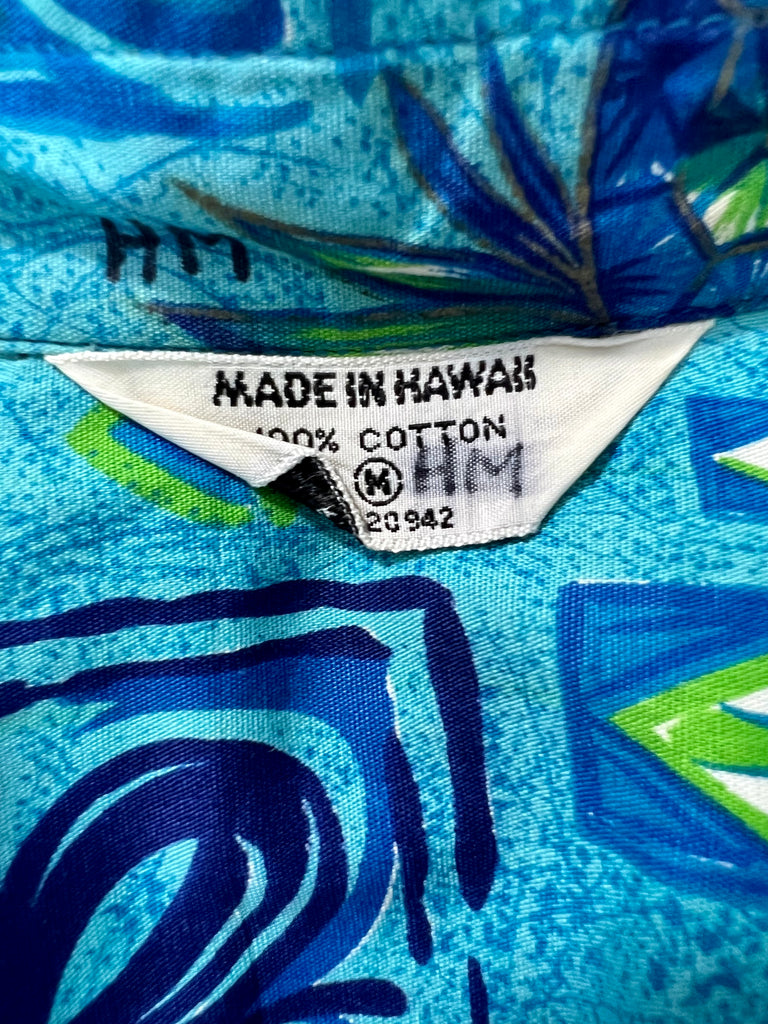 70’s HM Hawaiian Short Sleeve Shirt - Hamlets Vintage
