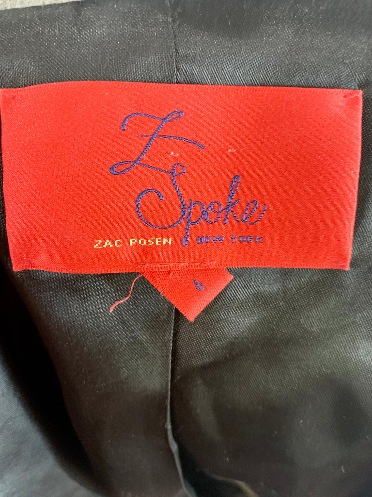 00’s Gray Suede Jacket by Zac Posen - Hamlets Vintage