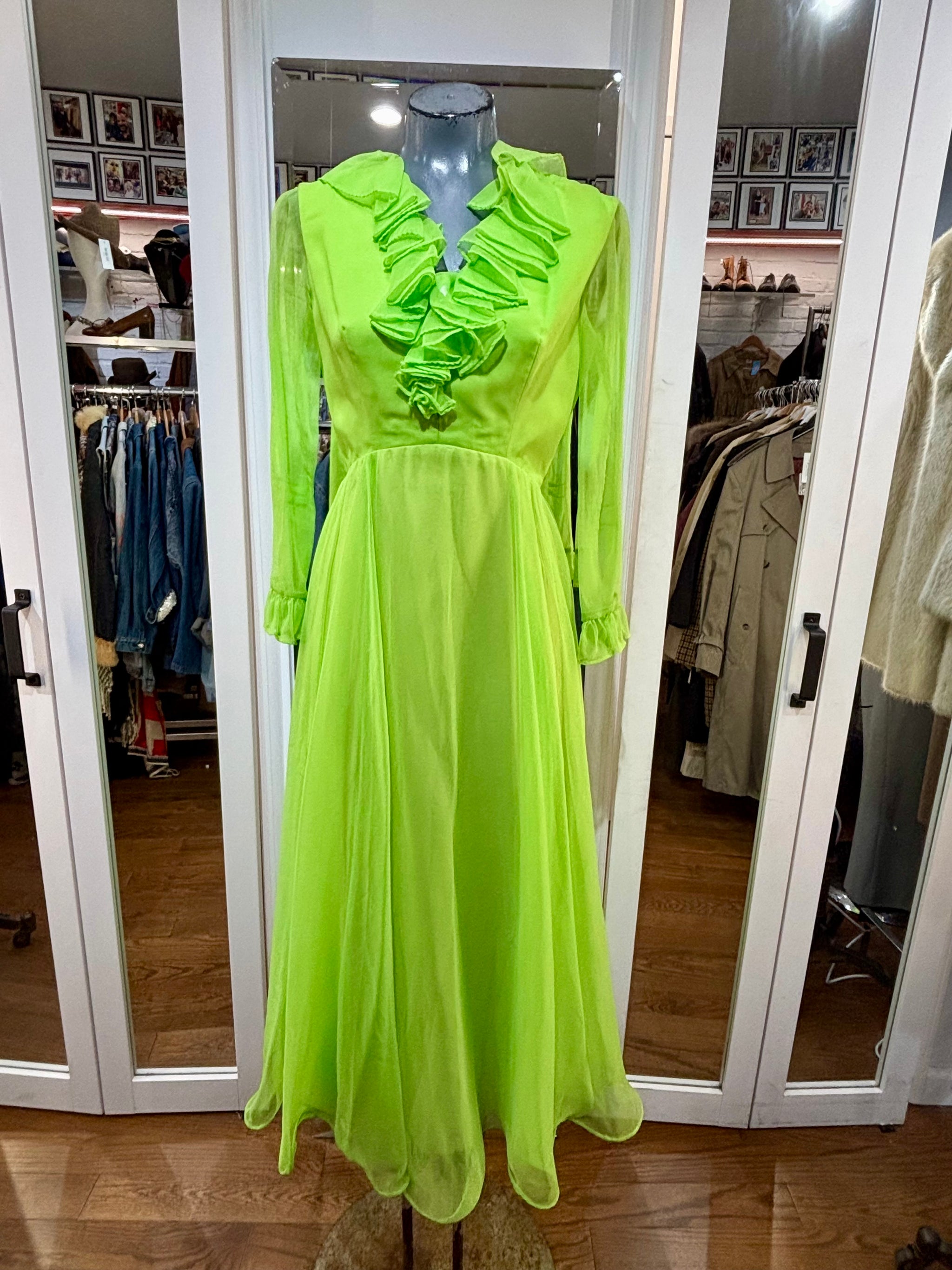 knee length dresses for ladies Whimsical Pastel 60s / 70s Maxi Dress – Seventh Row