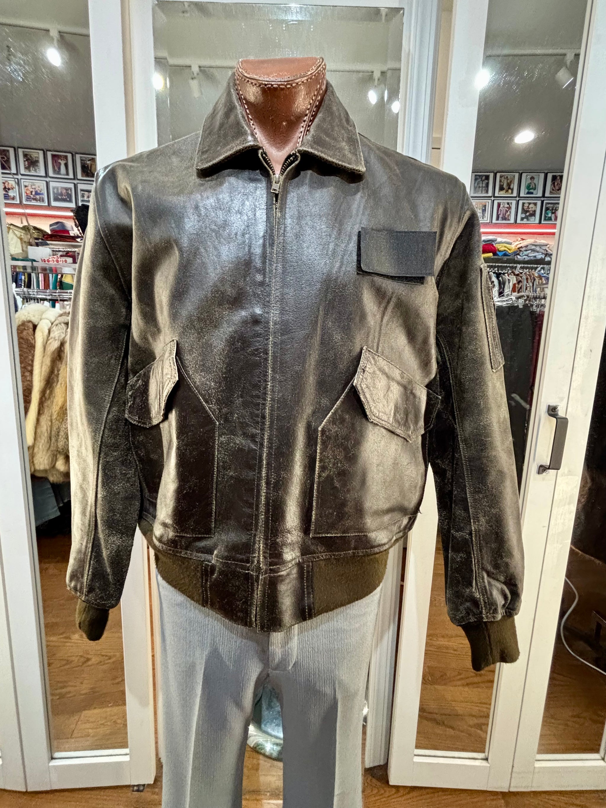 Leather Vintage Men Jackets – Hamlets Vintage