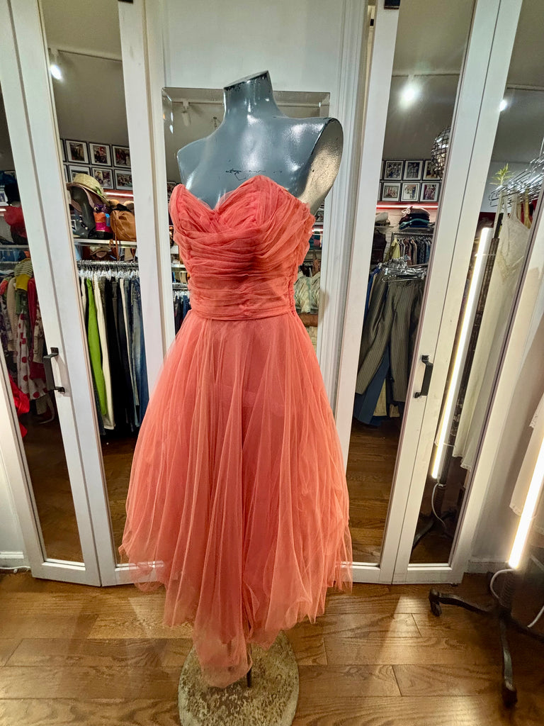 strapless fit and flare dress High-Low Strapless Mikado Fit-to-Flare Dress