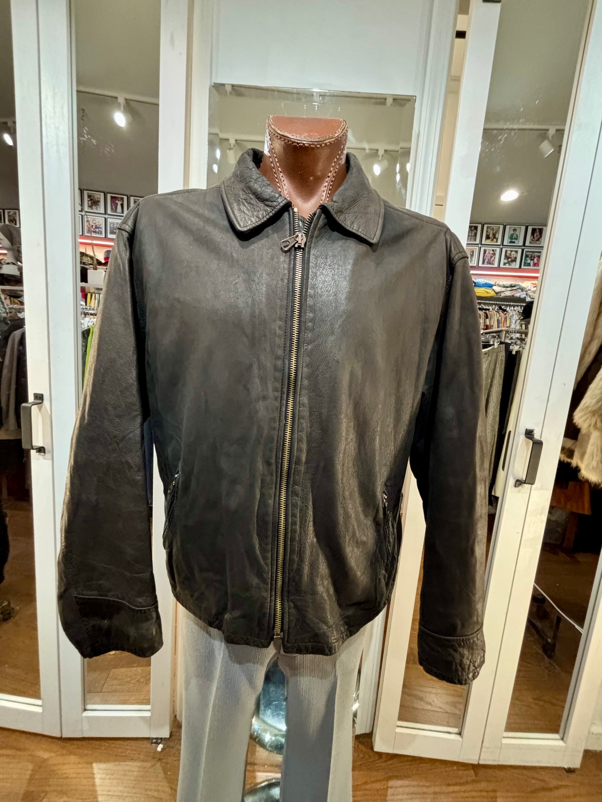 Leather Vintage Men Jackets – Hamlets Vintage