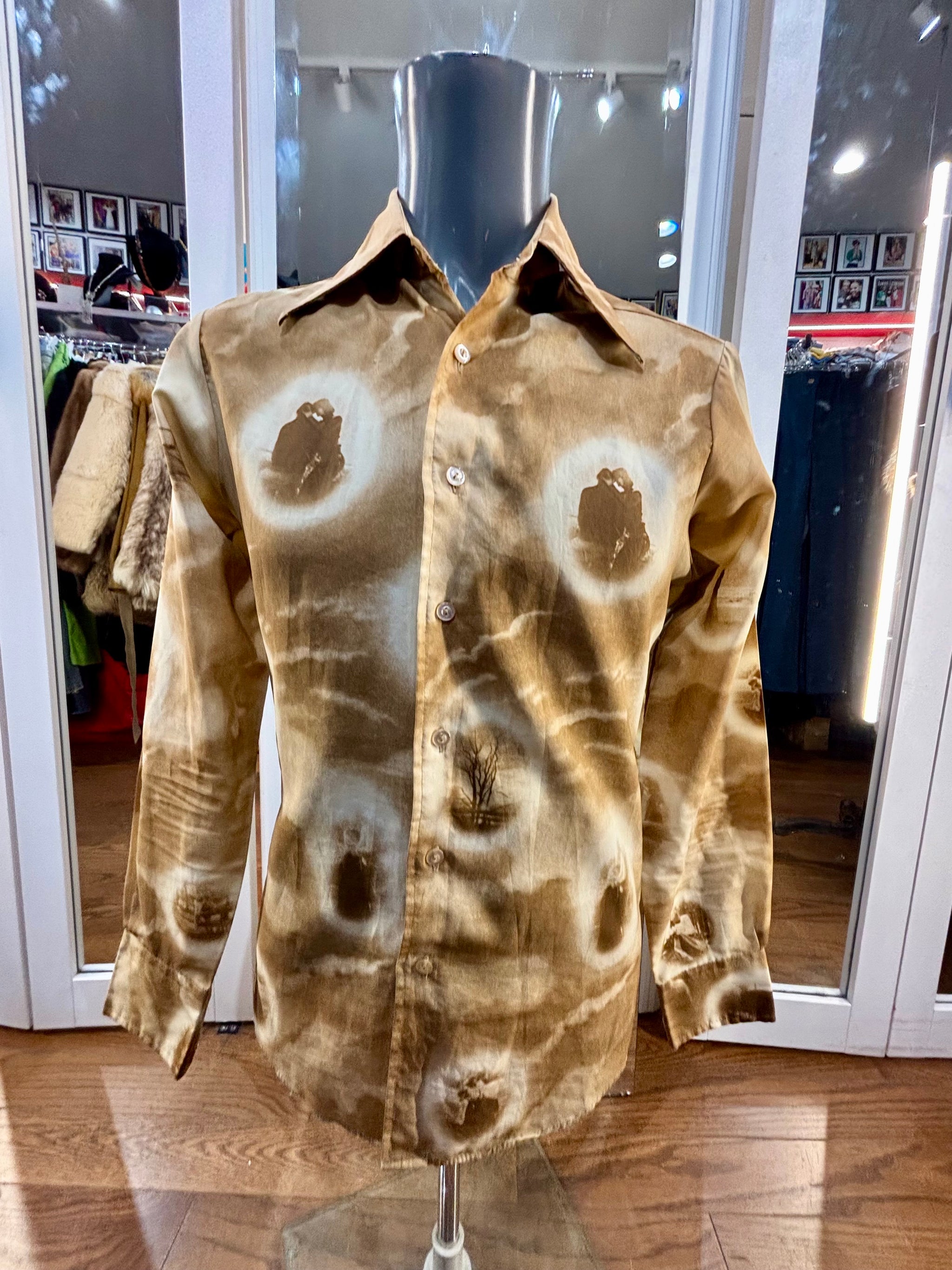 Chemise Garçon George Culture Club Vintage Des Années 80 - New Zealand Chemise Garçon George Culture Club Vintage Des Années 80 - New Zealand