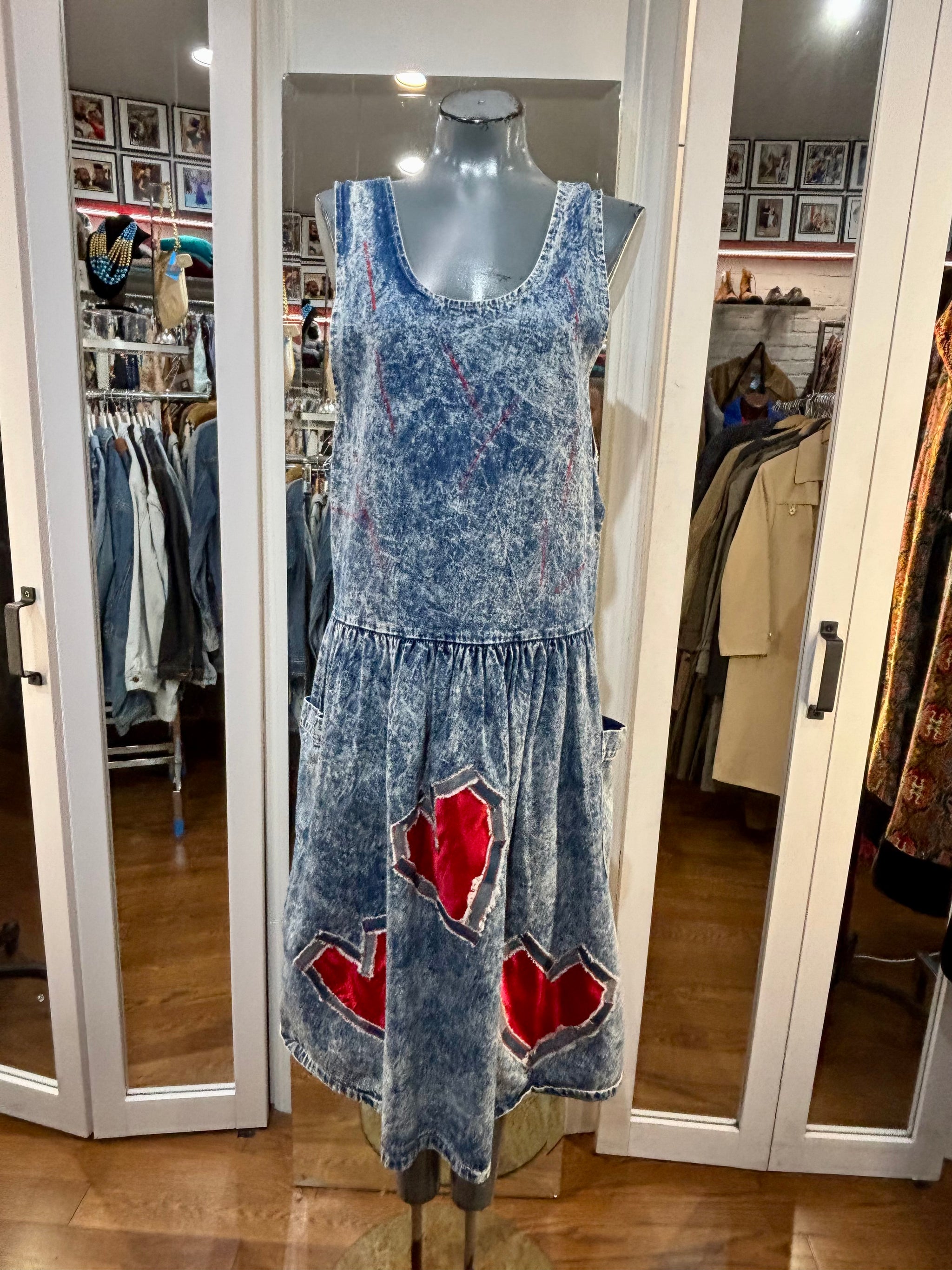 grey lab denim dress Grey Lab Women's Denim Power Shoulder Maxi Dress