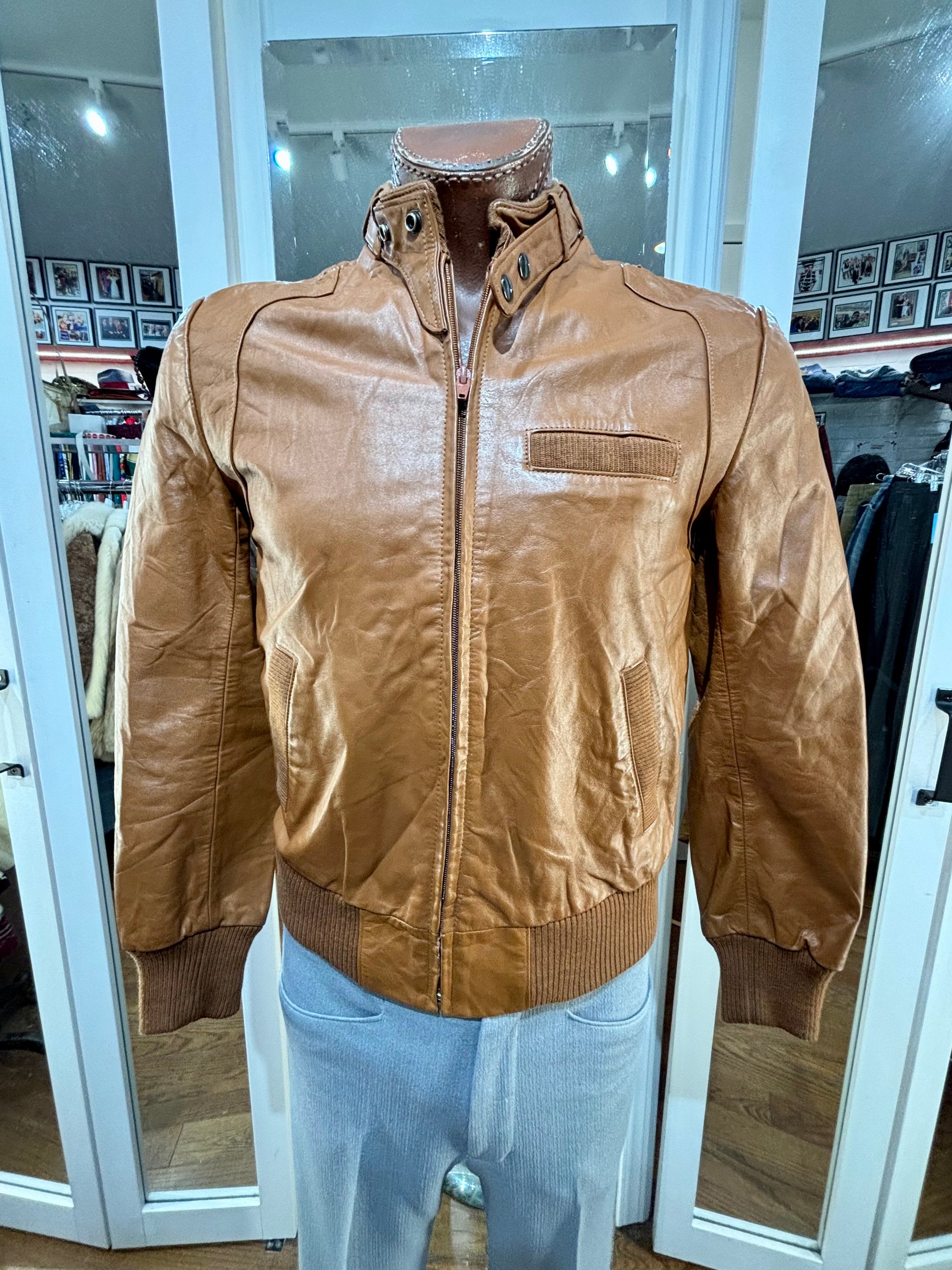 Leather Vintage Men Jackets – Hamlets Vintage
