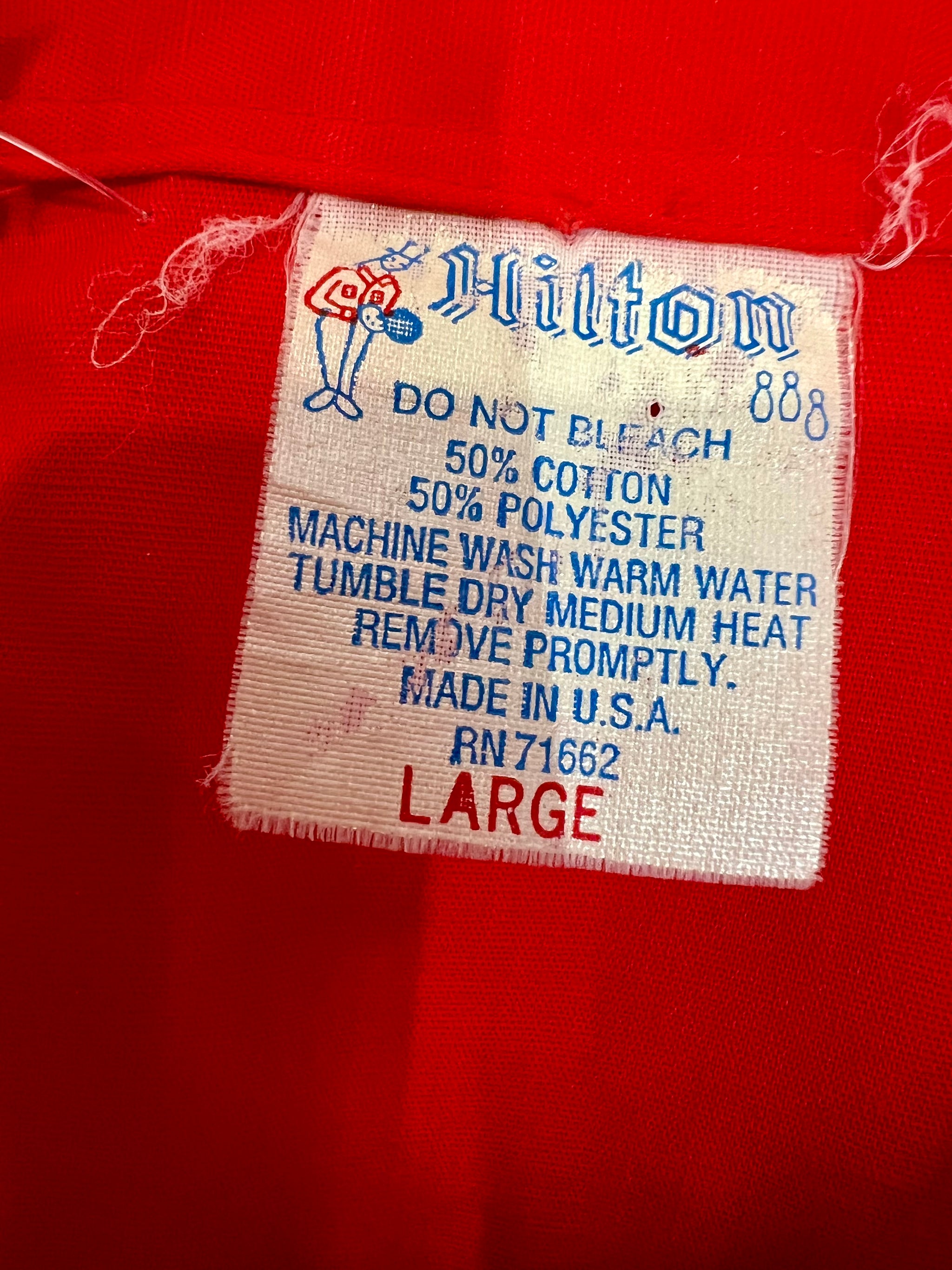 60's Red Bowling Shirt By Hilton – Hamlets Vintage