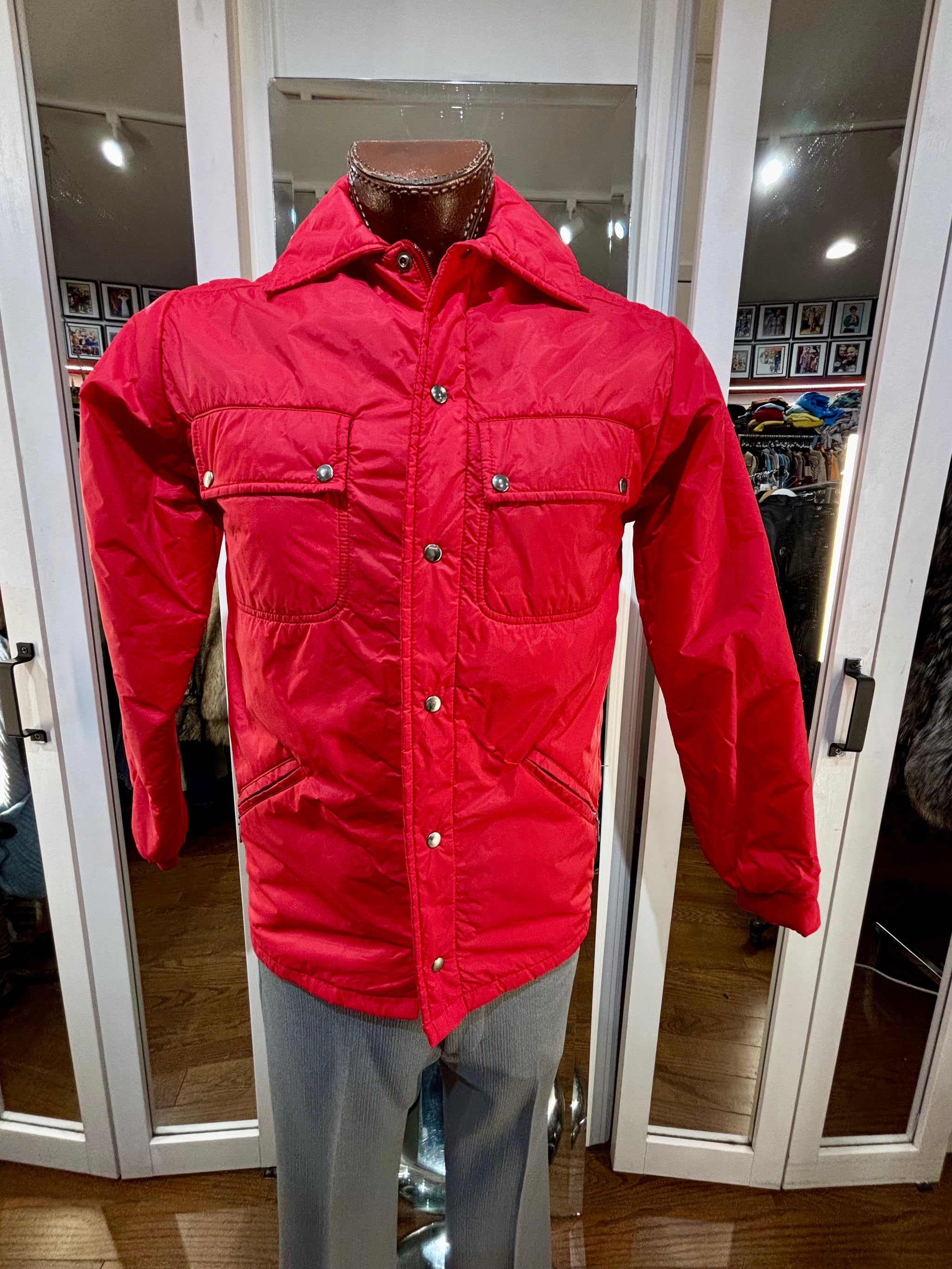 80's Red Windbreaker By Profile – Hamlets Vintage