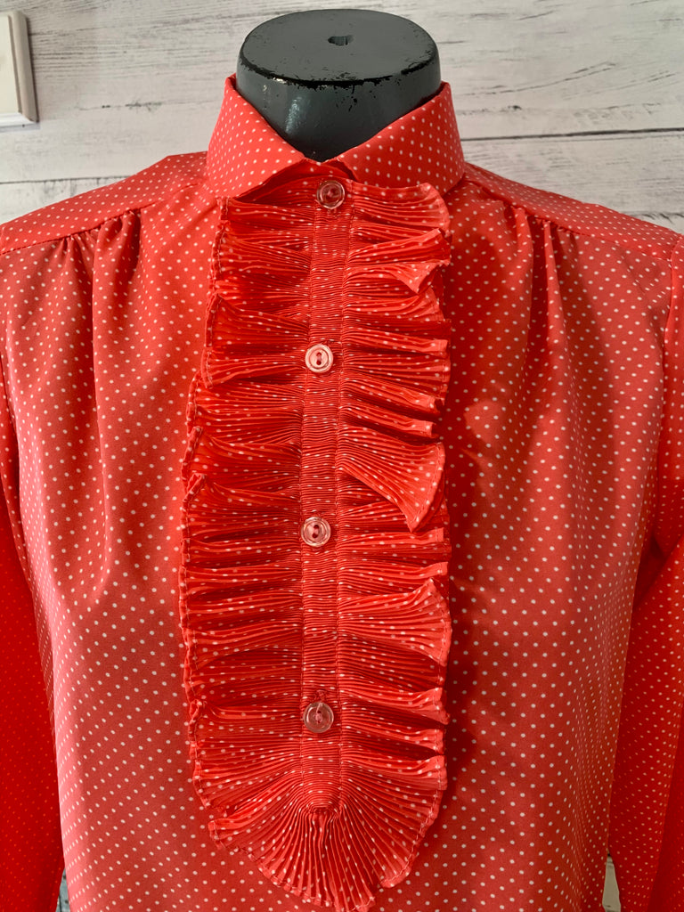 70’s Pink Button Up - Hamlets Vintage