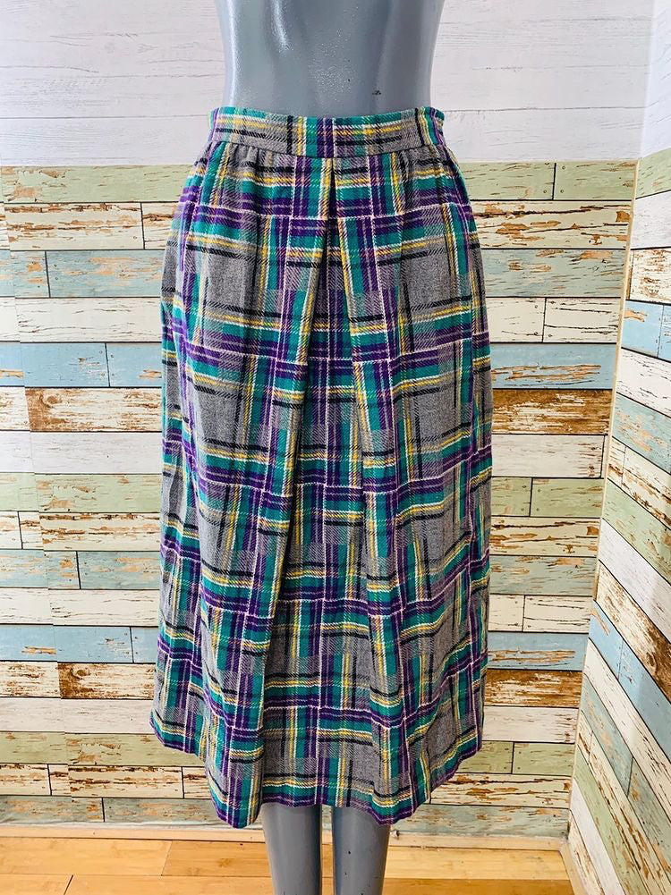 wool skirt,winter skirt, maxi skirt, pleated skirt, pockets skirt