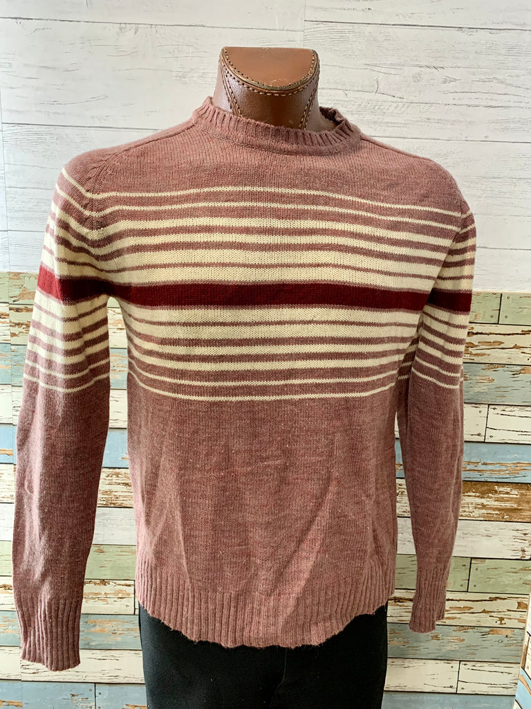 80’s Crewneck Stripe Sweater - Hamlets Vintage