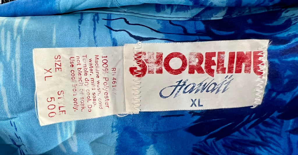 70’s Shoreline Hawaiian Short Sleeve Shirt - Hamlets Vintage