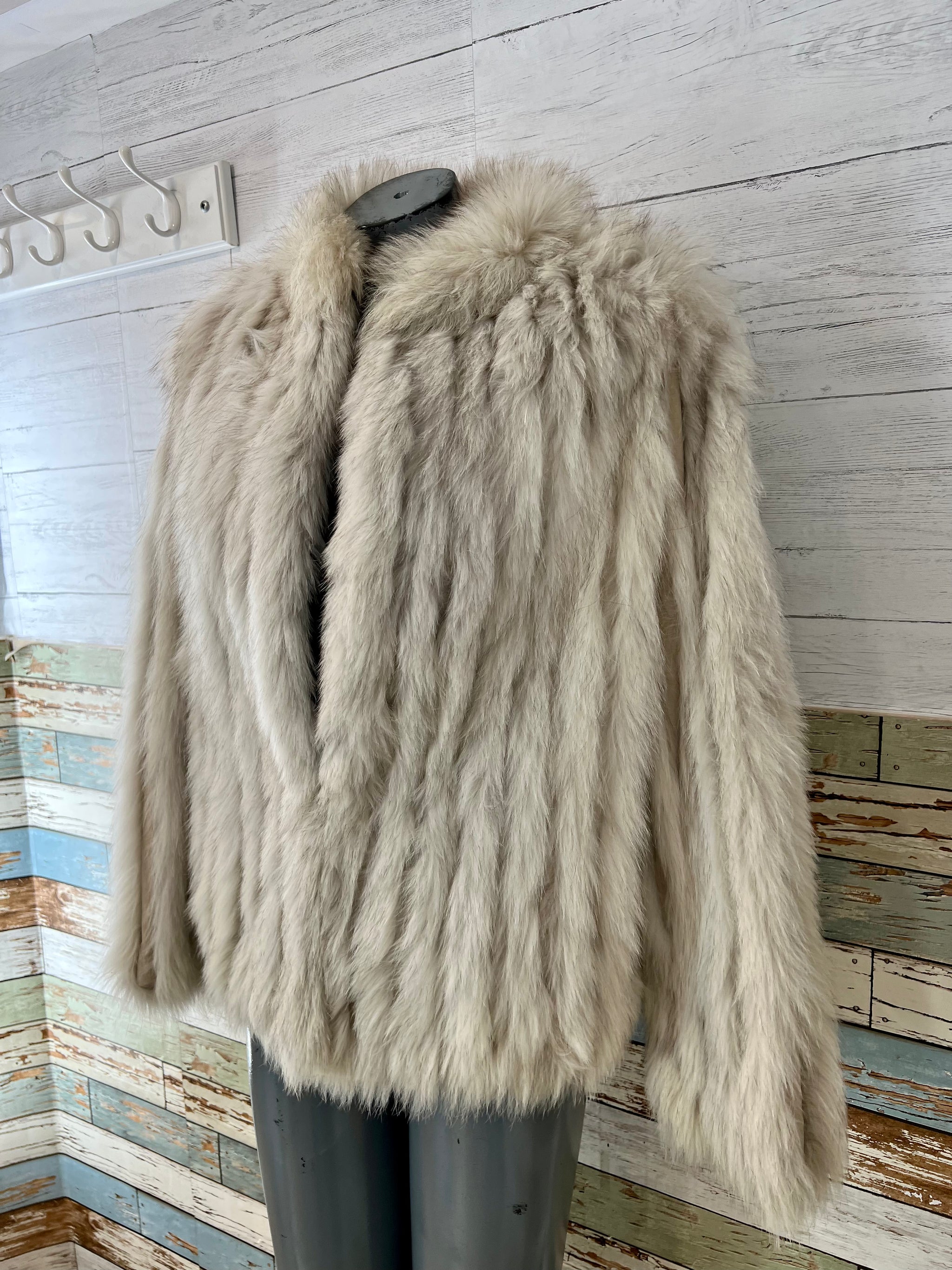 Vintage outlet Saga Henig Fox Fur Coat NY SZ L