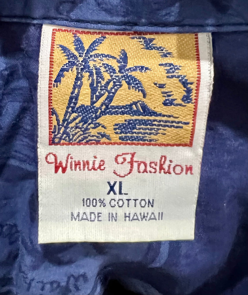 80’s Winnie Fashion Short Sleeve Shirt - Hamlets Vintage