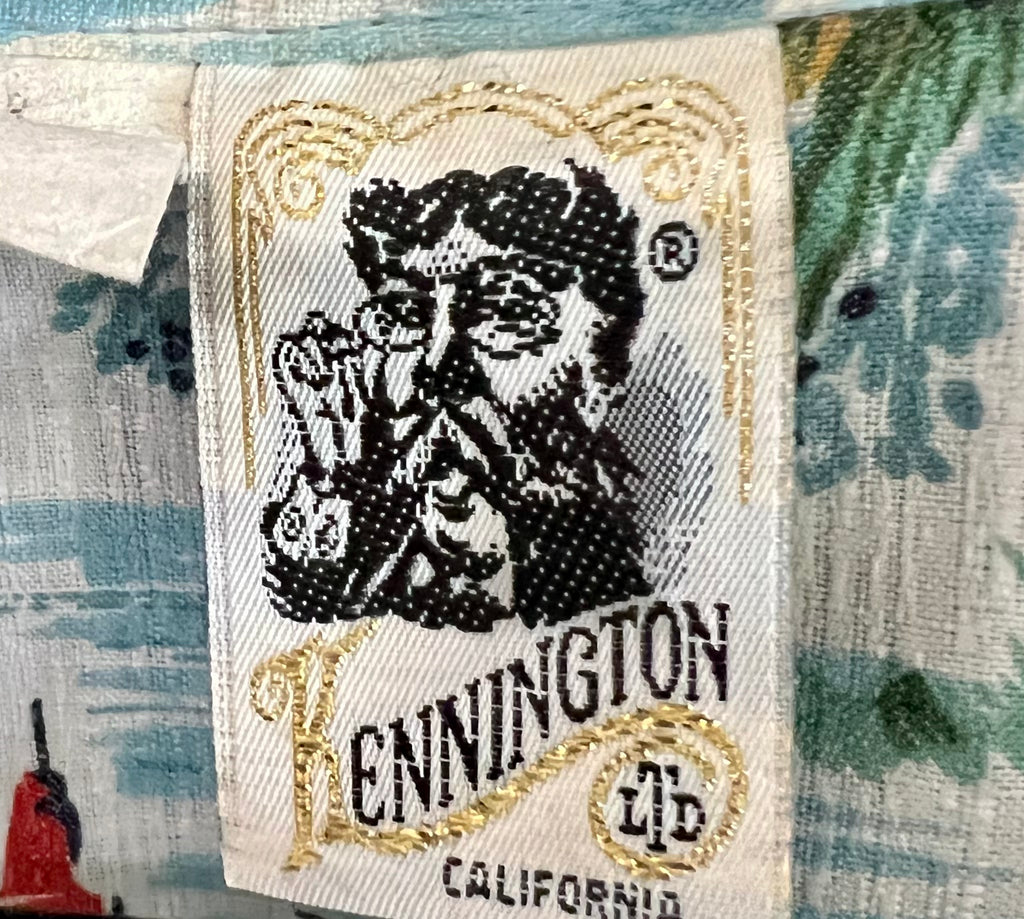 70’s Kensington California Hawaiian Short Sleeve Shirt - Hamlets Vintage