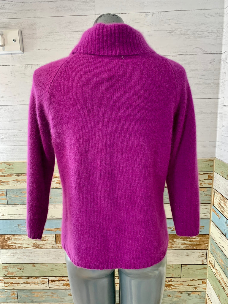 90’s Magenta Turtleneck Sweater - Hamlets Vintage
